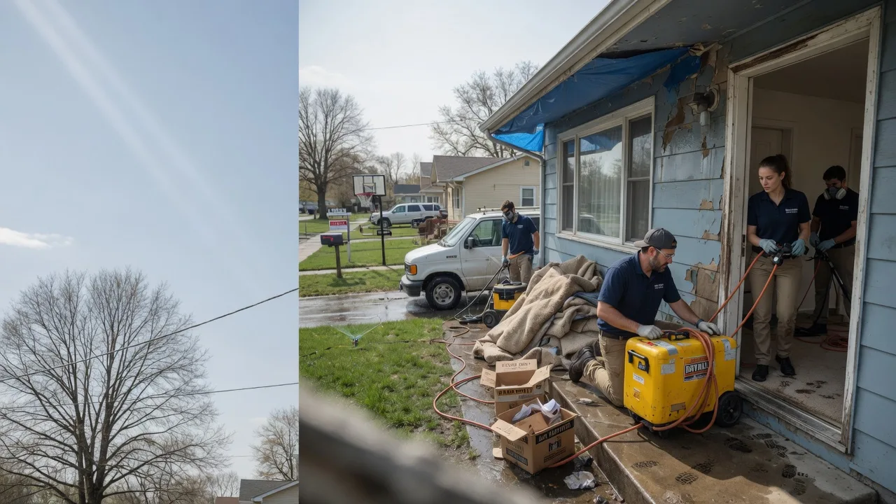 Basement Flood Cleanup in Sesser, IL near me
